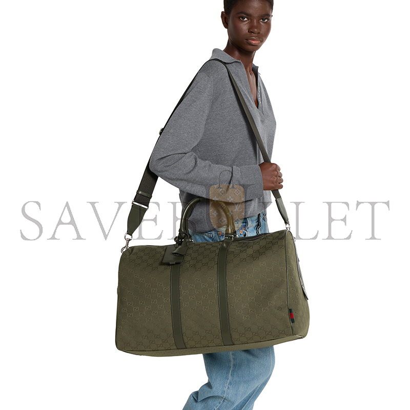 GUCCI GG CANVAS LARGE DUFFLE BAG 834793 (52*32*28cm) GUCCI GG CANVAS LARGE DUFFLE BAG 834793 (52*32*28cm)